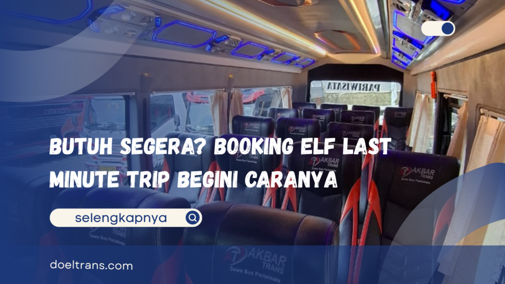 Booking Elf Last Minute Trip.