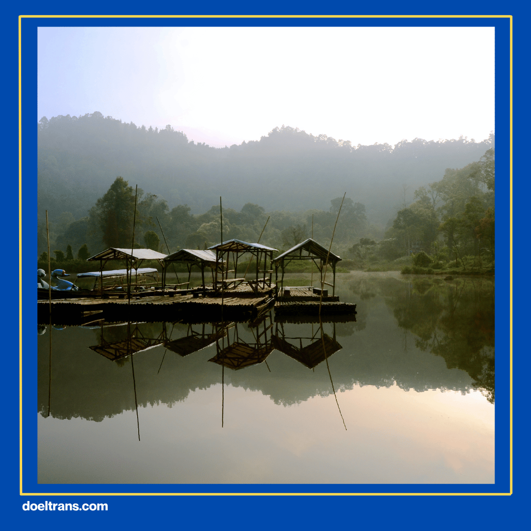 Danau dan Jembatan Situ Gunung.