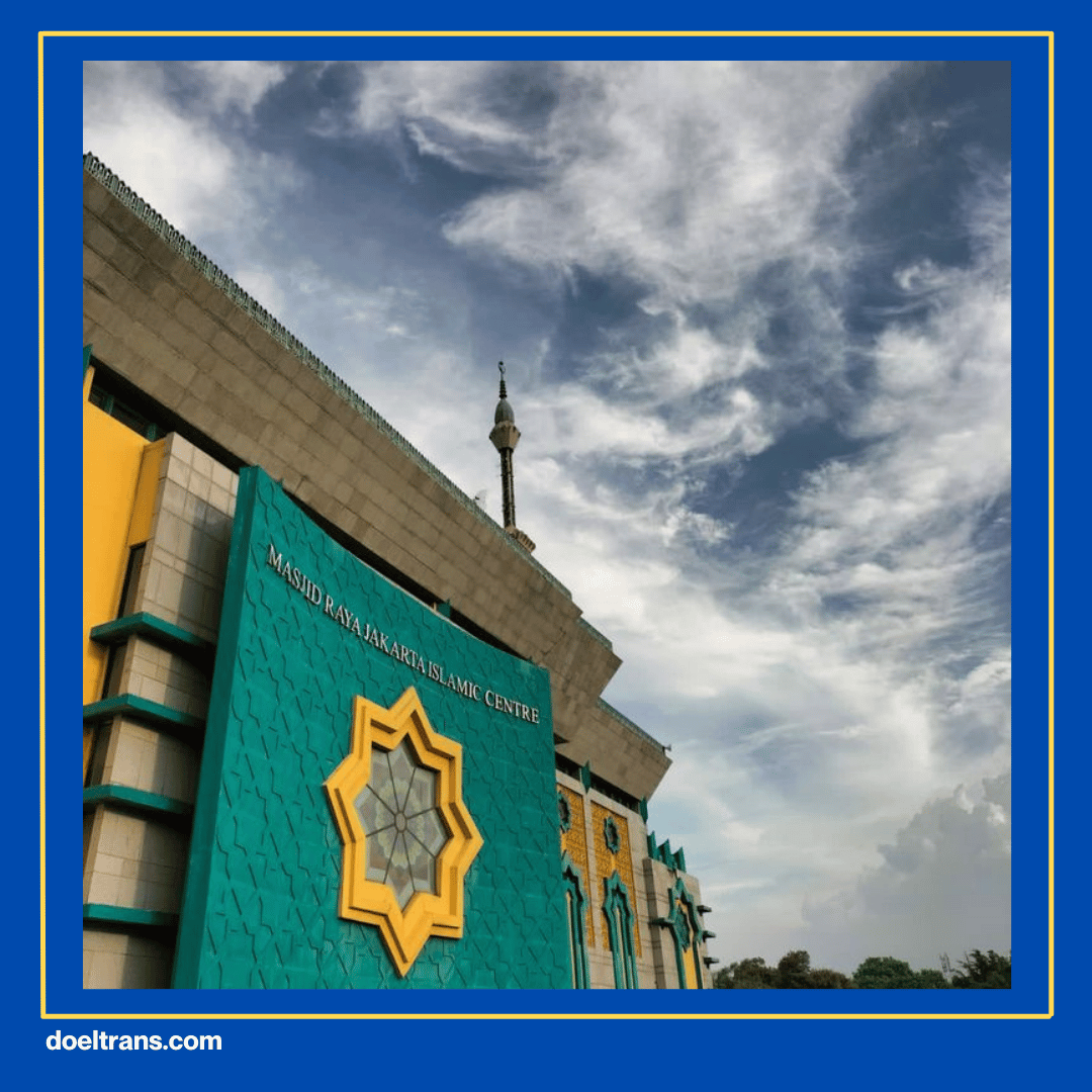 Masjid Raya Jakarta Islamic Centre Wisata Religi di Jakarta Utara.