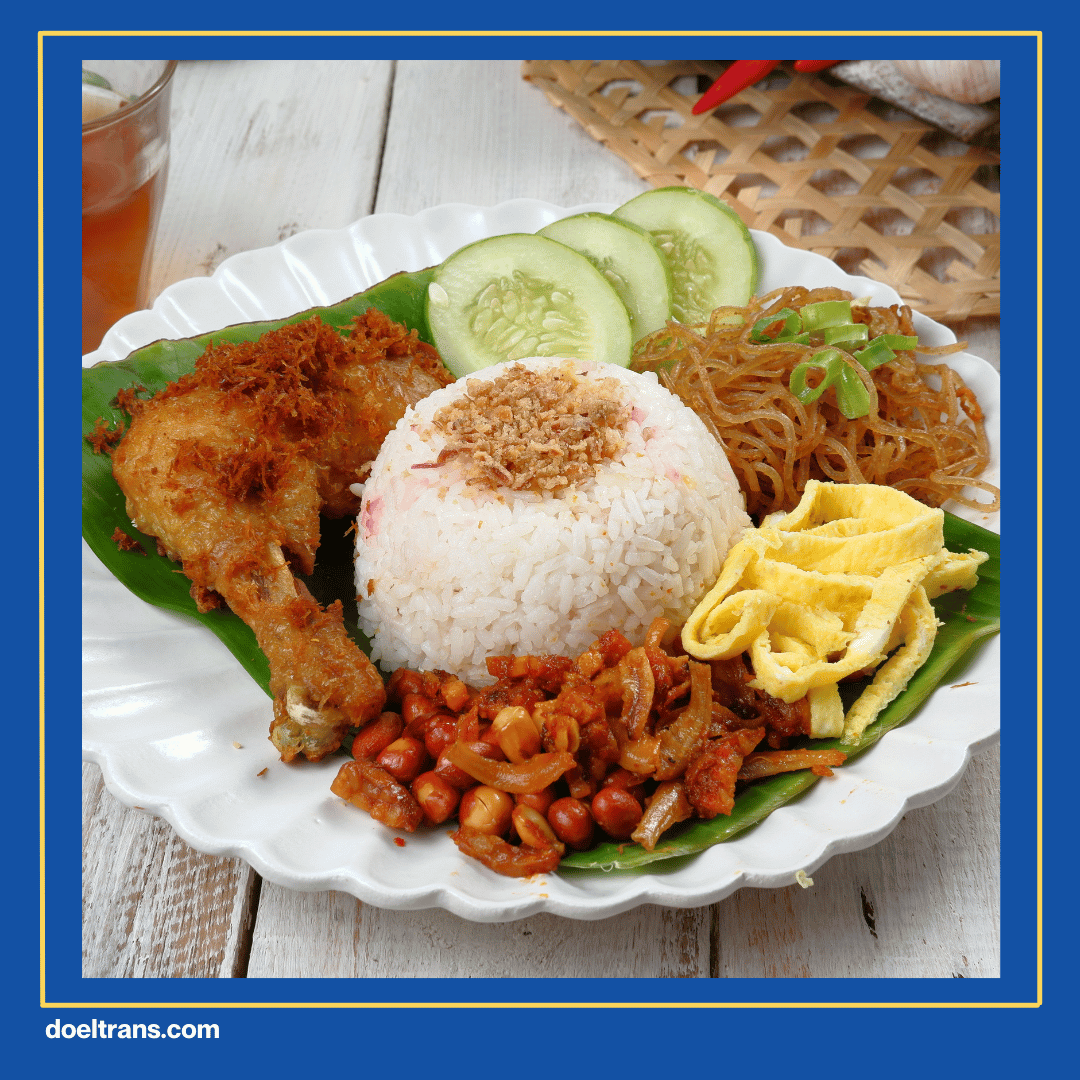 Warung Nasi Uduk Kebon Kacang Zainal.