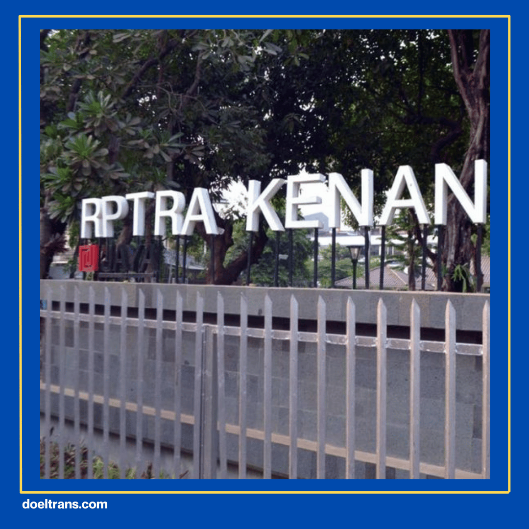 Ruang Publik Terpadu Ramah Anak (RPTRA) di Jakarta.