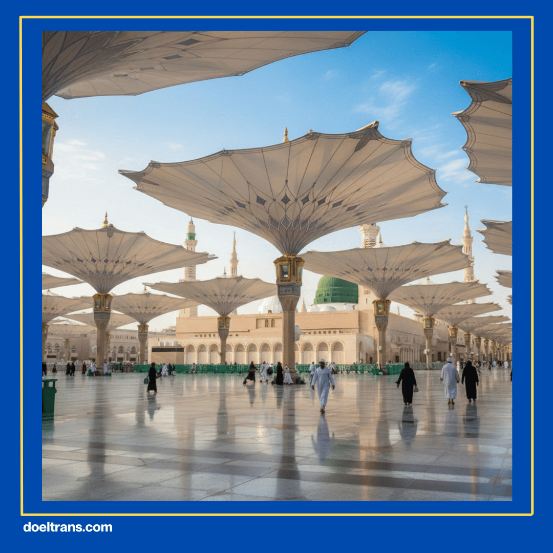 Payung Taman Mirip Masjid Nabawi