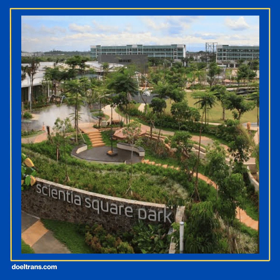 Keseruan di Scientia Square Park