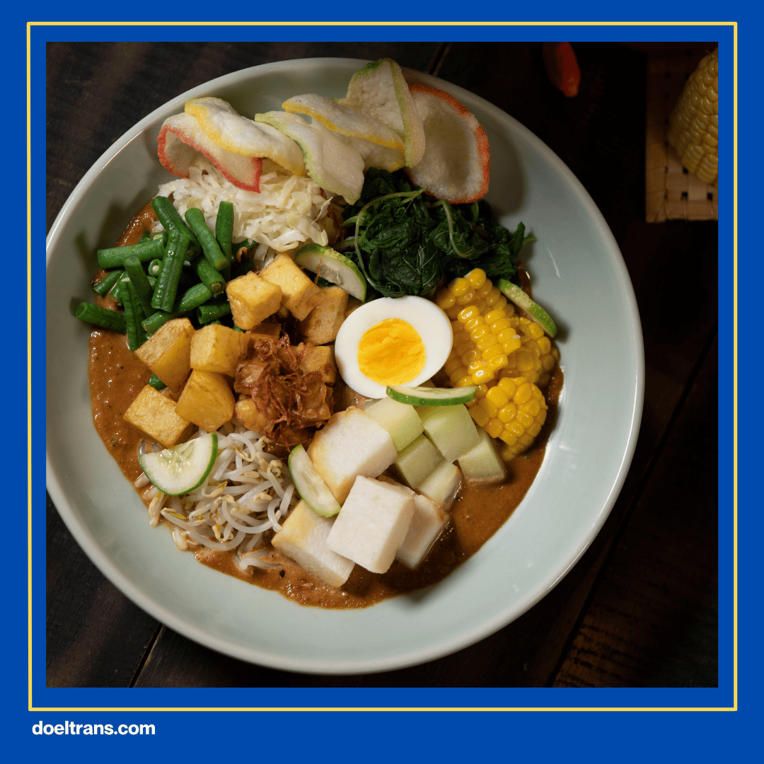 Sate dan Gado-Gado